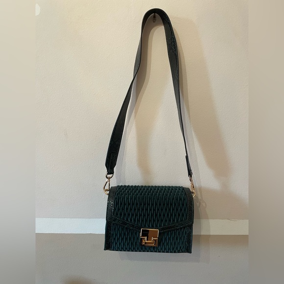 Alessia Massimo Green Velvet & Snake Bag - Picture 3 of 10